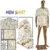 LA LEELA Men's Button Down Short Sleeves Casual Hawaiian Shirt Beach Aloha Party Summer Holidays Vacation Shirts For Mens - 3 of 4