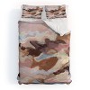 Deny Designs 3pc Full/Queen Laura Fedorowicz Homebody Abstract Duvet Cover and Pillow Sham Set Brown: Woven Polyester, Machine Washable, Zippered - 2 of 4