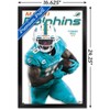 Trends International NFL Miami Dolphins - Tyreek Hill Feature Series 23 Framed Wall Poster Prints - 3 of 4