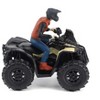 Can-Am Renegade X MR 1000R ATV Desert Tan with Driver Figure 1/32 Diecast Model by BRP Models - 3 of 4