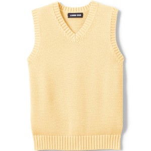 Lands' End School Uniform Kids Cotton Modal Sweater Vest - 1 of 2