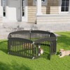 JIONJOY 24" Plastic Dog Playpen Sturdy Rust-Proof Pet Fence for Indoor Outdoor Use Safe Roomy Play Area - 4 of 4