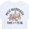 Boys' - Winnie the Pooh - Christmas Most Wonderful Time of the Year Short Sleeve Graphic T-Shirt - 2 of 4