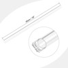 Unique Bargains Lamp Lantern Water Cooling System Acrylic Round Pipe Clear 18" - 2 of 4