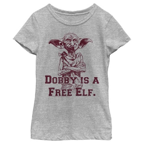Girl\'s Harry Potter Dobby Is A Free Elf T-shirt : Target