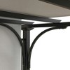 Resenkos Outdoor Garden Gazebo, Sunshade Gazebo Canopy,10' x 10' Patio Pergola with Weather-Resistant Steel Frame, White White, Black - 3 of 4