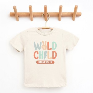 The Juniper Shop Wild Child Peace Toddler Short Sleeve Tee - 1 of 3
