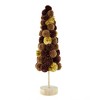 YOOCOZZ Unique Christmas Ornaments Decoration - Eye-catching DecorativeTall Plush Christmas Tree Table Decor, Coffee/Multicolored - 2 of 4