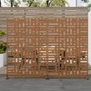 Lirago Outdoor Privacy Screen Privacy Fence Fence Panels Metal Garden Fencing - 72x47 - 3 of 4