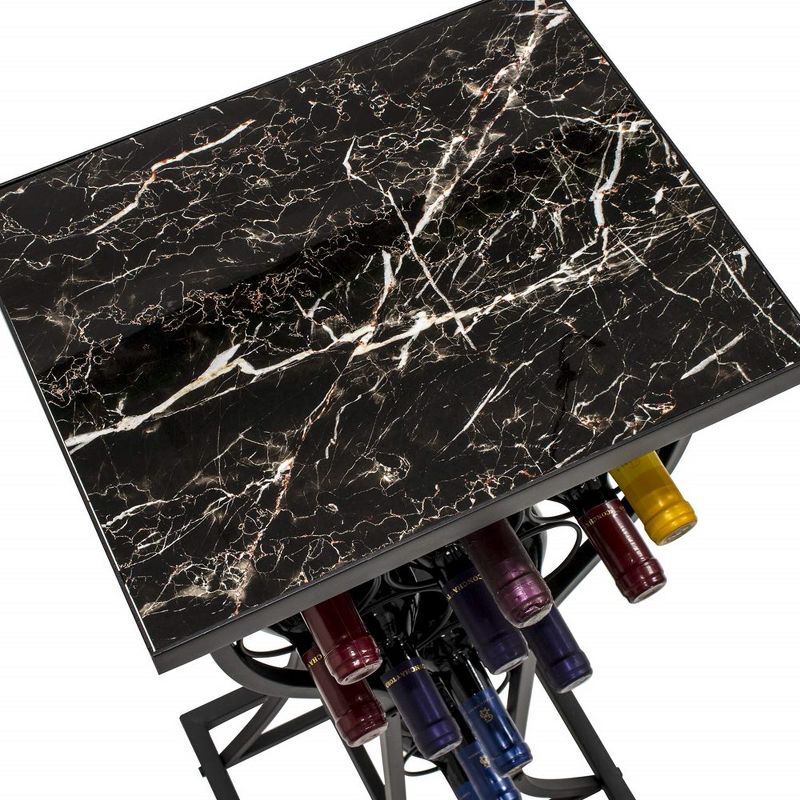 Sorbus 11 Bottle Marble Wine Rack Console Table, 5 of 6