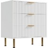 Fluted 5 Drawer Dresser for Bedroom, 47.2" Tall Modern Chest of Drawers with Deep Drawers and Wide Top, Wooden Dresser Organizer - 3 of 4
