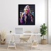 Stupell Industries Billie Eilish Modern Abstract Geometric Portrait Famous Figure Canvas Wall Art - 2 of 4