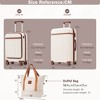 Lyngins 3-Piece Front Opening Luggage Set – 20" Carry on Luggage & 24" Expandable Suitcase with Matching Duffel Bag, USB Port, 360° Spinner Wheels - 2 of 4
