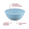 Guzzini Tierra 11.8" Extra Large Bowl with Lid, Powder Blue, 100% Recycled Plastic , Unbreakable, Reusable, BPA-Free, Mixing Bowl for Pantry & Kitchen - 4 of 4