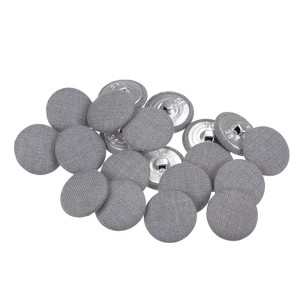 Unique Bargains Metal Shank Round Cloth Covered DIY Sewing Buttons 20 Pcs - 1 of 4