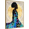 Amanti Art Her Flow by Alonzo Saunders Framed Canvas Wall Art - 3 of 4