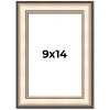 PosterPalooza | Photo Size Contemporary Silver Frame - UV Acrylic, Foam Board Backing, Hanging Hardware - 2 of 4