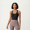 Anna-Kaci Active Women's Cross Back Sports Tank Top with Scoop Neckline and Wide Supportive Band - 2 of 4