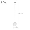 Unique Bargains Stainless Steel Drink Coffee Cocktail Stirrers Swizzle Sticks 6 Pcs - 2 of 4