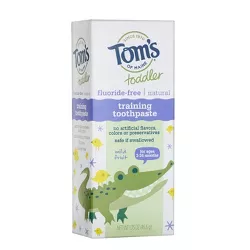 Tom's of Maine Mild Fruit Natural Toddler Training Toothpaste - 1.75oz