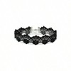 Gothic Velvet Ribbon Chokers for Women, Adjustable Lace Necklaces Set. - 4 of 4