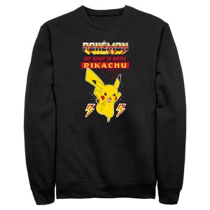 Men's Pokemon Get Ready to Battle Pikachu Retro Sweatshirt - 1 of 4