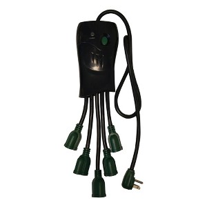 GoGreen Power (GG-5OCT) 5 Outlet Surge Protector, Black - 1 of 4