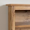 South Shore Twin Cavalleri Headboard Nordik Oak: Scandinavian Style, 3 Storage Spaces, Grommet Hole - 3 of 4