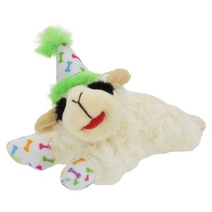 Multipet Birthday Lamb Chop Dog Interactive Plush Toy - 1 of 4