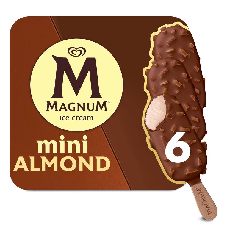 Magnum Mini Almond Ice Cream Bars - 6ct, 1 of 11