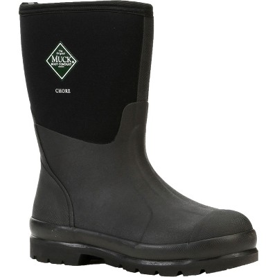 Muck Men's Chore Waterproof Insulated Mid Work Boot, CHM000A , Black