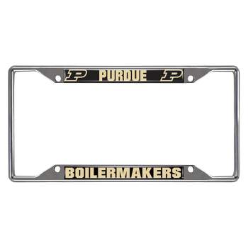 NCAA Purdue Boilermakers University Stainless Steel License Plate Frame