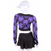 Women's Mesh Vee Crop Top - Love Love Tennis - 3 of 3
