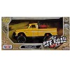 1966 Chevrolet C10 Fleetside Pickup Truck Off Road Yellow 1/24 Diecast Model by Motormax - 3 of 3