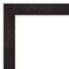 34" x 28" Non-Beveled Bathroom Wall Mirror Espresso Brown - Amanti Art: Modern Rectangular Vanity, Wall Mount - image 3 of 4