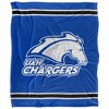 University Of Alabama In Huntsville Primary Logo Stripes Silky 50x60 Blanket, 1 Sided - 2 of 4