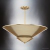 Urban Ambiance Luxury Modern Indoor Ceiling Light,  10-3/4''H x 25"W x 25''D,  Soft Gold Finish, UHP5051 - 4 of 4
