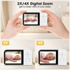 SUGIFT Video Baby Monitor with 3.5" LCD Screen, 2.4GHz FHSS Transmission, Night Vision, Temperature Sensor, Two-Way Talk, VOX Mode - 4 of 4