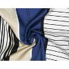 Allegra K Women's Stripe Print Square Neck Wrap Scarves Head Scarf Kerchief Neckerchief 1 Pc - 4 of 4