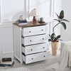 NicBex Drawers Dresser for Bedroom,Tall Wood Dresser,Dressers for Kids Room,Living Room,Entry and Hallway - 2 of 4