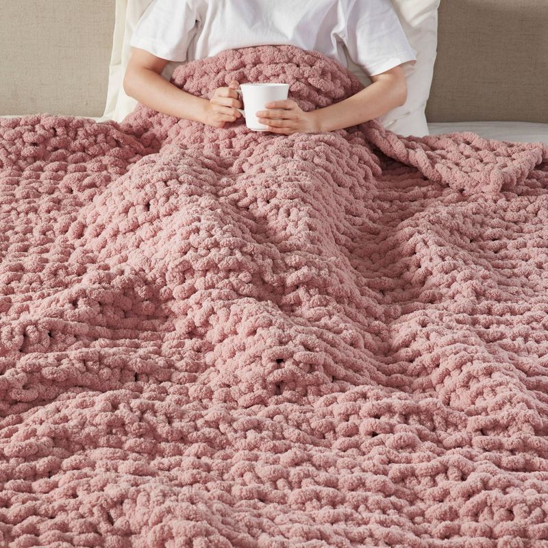 50"x60" Chenille Chunky Knit Throw Blanket - Madison Park, 6 of 11