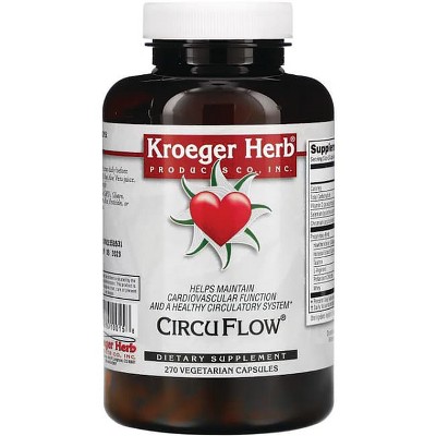 Kroeger Herb Circuflow 270 Veg Capsules.