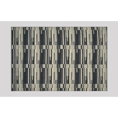 7'x10' Damask Woven Area Rug Gray - Threshold™