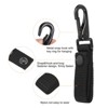 Unique Bargains Belt Keeper Key Ring Nylon Webbing Strap Hanging Gear  Buckle Key Chain Rotate Hook With Snap Black 3 Pcs : Target