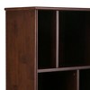 Tierney Solid Hardwood Mid Century Bookcase and Storage Unit  - WyndenHall - 4 of 4