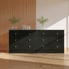 Karl Home 4-Drawer Pink Particle Board 25.98in. W Chest of Drawer - 2 of 3