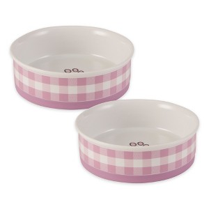Bone Dry Pet Bowl - Large 7.5Dx2.4H Set/2 - 1 of 4