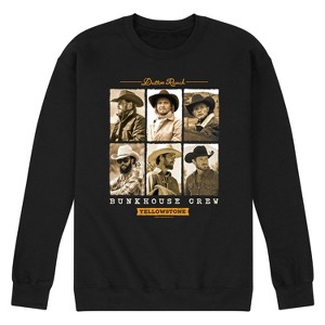 Men's - Yellowstone - Bunkhouse Crew Graphic Fleece Sweatshirt - 1 of 4