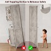 67" Freestanding Storage Cabinet - Glass Door Pantry with Adjustable Shelves for Kitchen/Laundry Room/Home Office - 3 of 4
