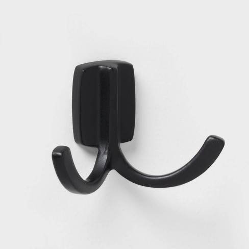 YOOHUA 2PCS 6Inch Cast Iron Octopus Decorative Coat Hook - Wall Mounted  Black